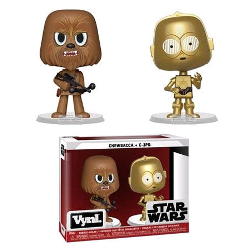 Star Wars - Chewbacca & C-3PO Vynl. Figure