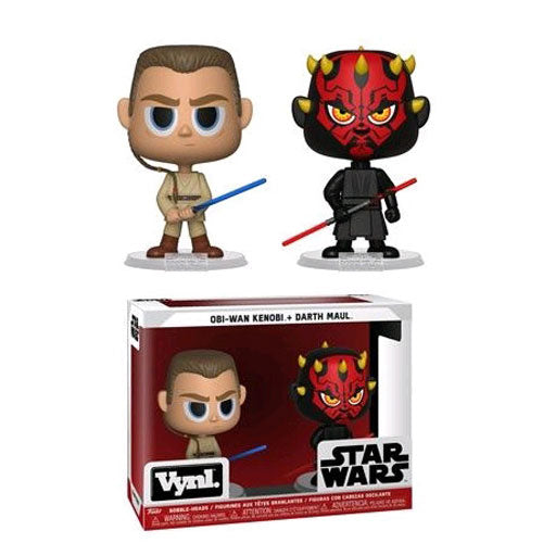 Star Wars - Darth Maul & Obi-Wan Kenobi Vynl. Figure