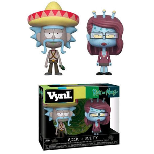 Rick and Morty - Rick with Sombrero & Unity Vynl. Figure