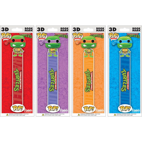 Teenage Mutant Ninja Turtles 3D Bookmarks - Set of 4