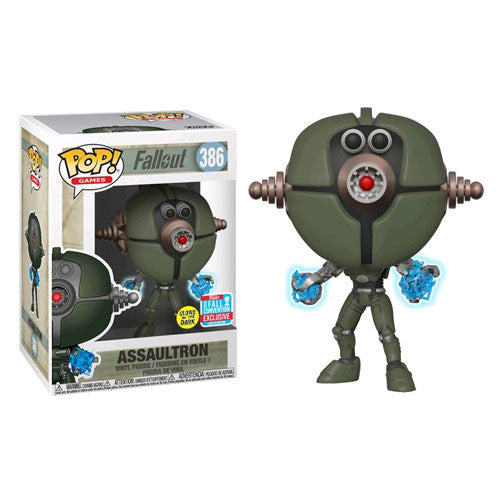 Fallout - Assaultron Invader Glow NYCC 2018 Exclusive Pop! Vinyl Figure