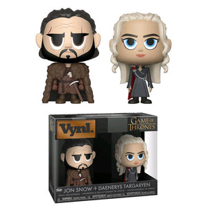 A Game of Thrones - Jon Snow & Daenerys Targaryen Vynl. Figure