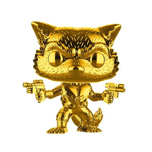 Marvel Studios - 10th Anniversary Rocket Raccoon Gold Chrome US Exclusive Pop! Vinyl Figure