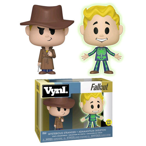 Fallout - Mysterious Stranger & Adamantium Vynl. Figure