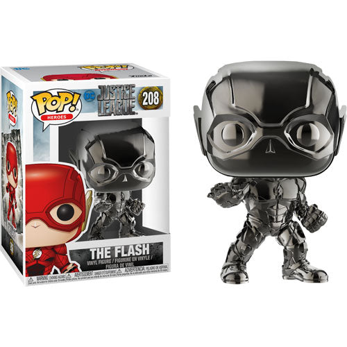 Justice League (2017) - Flash (Hematite) Chrome Pop! Vinyl Figure