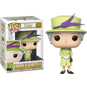 British Royal Family - Queen Elizabeth II (Green Dress) Pop! Vinyl Figure