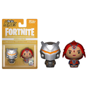 Fortnite - Omega Armour & Valor Pint Size Hero Figurine - Set of 2