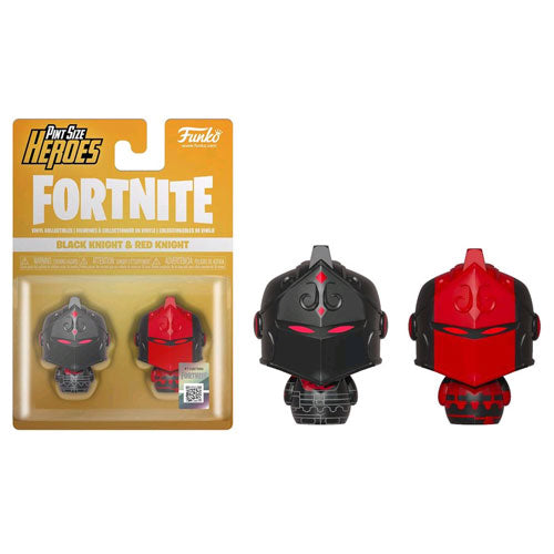 Fortnite - Black Knight & Red Knight Pint Size Hero Figurine - Set of 2