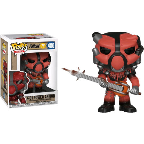 Fallout 76 - X-01 Power Armor (Red) US Exclusive Pop! Vinyl Figure