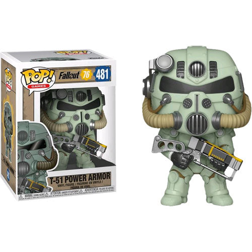 Fallout 76 - T-51 Power Amor (Green) US Exclusive Pop! Vinyl Figure