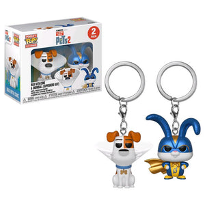 Secret Life of Pets 2 - Max & Snowball US Exclusive Pocket Pop! Keychain - Set of 2