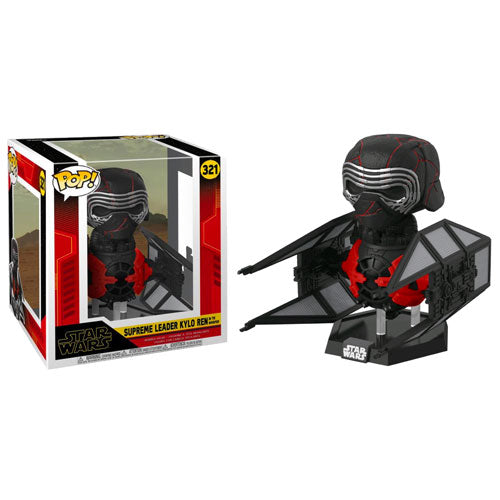 Star Wars - Kylo Ren Supreme Leader in TIE Whisper Episode IX Rise of Skywalker Pop! Deluxe Vinyl Figure