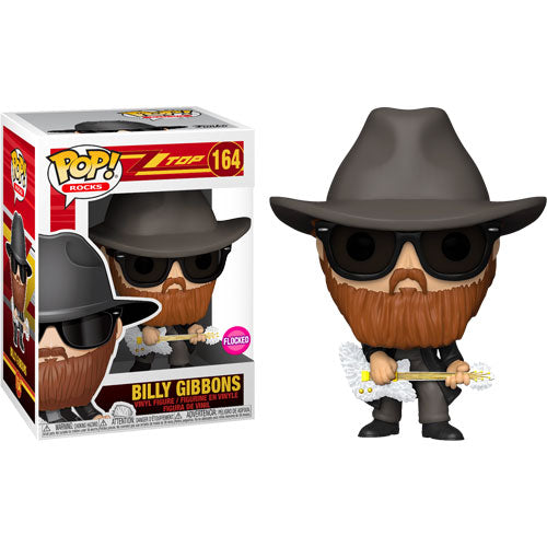 ZZ Top - Billy Gibbons Flocked Pop! Vinyl Figure