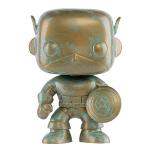 Marvel Comics 80th Anniversary - Captain America Patina US Exclusive Pop! Vinyl Figure