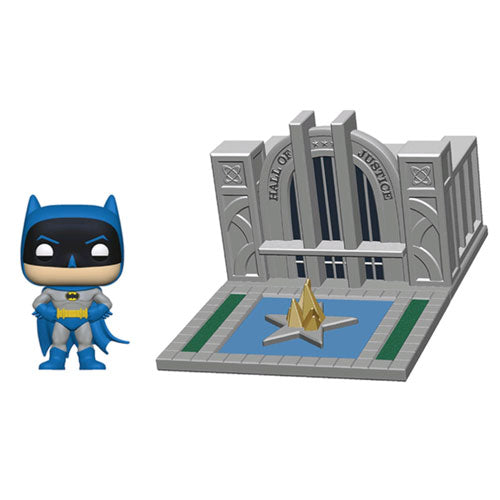 Batman 80th Anniversary - Batman with Hall of Justice Pop! Town Figure Set