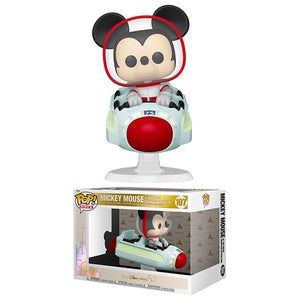 Disney World 50th Anniversary - Mickey Mouse at Space Mountain Pop! Ride Vinyl Figure Set