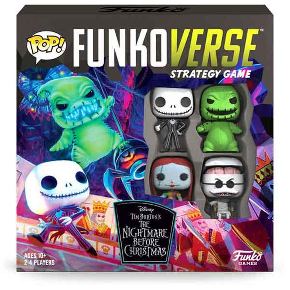 Funkoverse - The Nightmare Before Christmas 100 Strategy Board Game (4-Pack)