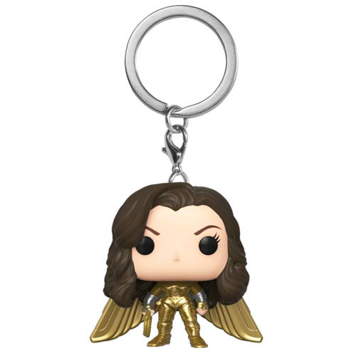 Wonder Woman 2: WW84 - Wonder Woman Gold No Helmet Pocket Pop! Keychain