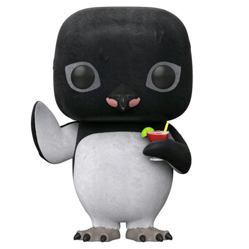 Billy Madison - Penguin with Cocktail Flocked US Exclusive Pop! Vinyl Figure