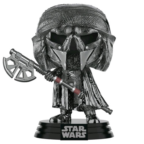 Star Wars: Rise of Skywalker - Knight of Ren Axe Hematite Chrome Pop! Vinyl Figure