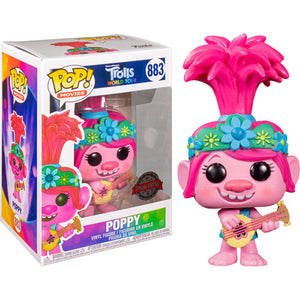 Trolls World Tour - Poppy with Guitar US Exclusive Pop! Vinyl Figure