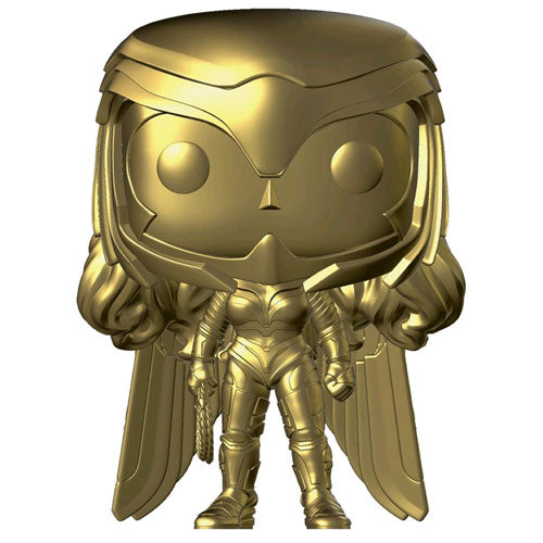 Wonder Woman 2: WW84 - Wonder Woman Power Pose Gold Chrome US Exclusive Pop! Vinyl Figure