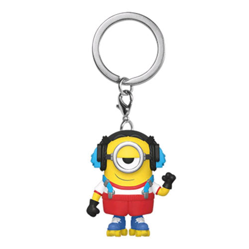 Minions 2: Rise of Gru - Stuart Skater Pocket Pop! Keychain