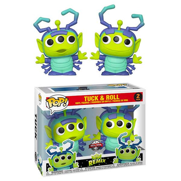 Pixar Alien Remix - Tuck & Roll US Exclusive Pop! Vinyl Figures - Set of 2