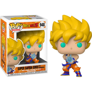 Dragon Ball Z - Super Saiyan Goku with Kamehameha Wave Pop! Vinyl Figure