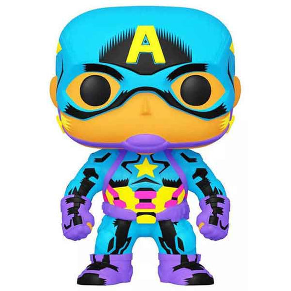 Marvel Comics - Captain America Black Light US Exclusive Pop! Vinyl Figure