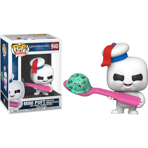 Ghostbusters: Afterlife - Mini Puft with Scoop US Exclusive Pop! Vinyl Figure