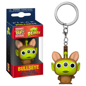 Pixar Alien Remix - Bullseye Pocket Pop! Keychain