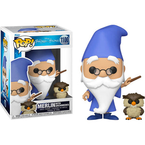 The Sword in the Stone - Merlin with Archimedes Pop! Vinyl Figure