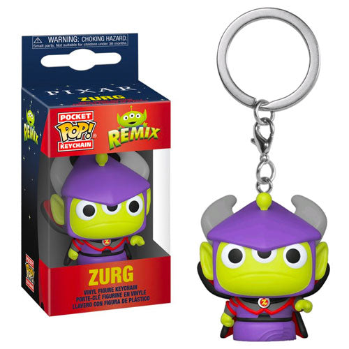 Pixar Alien Remix - Zurg Pocket Pop! Keychain