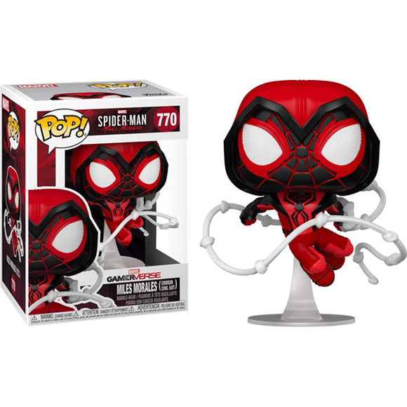 Marvel's Spider-Man: Miles Morales - Crimson Cowl Suit Pop! Vinyl Figure