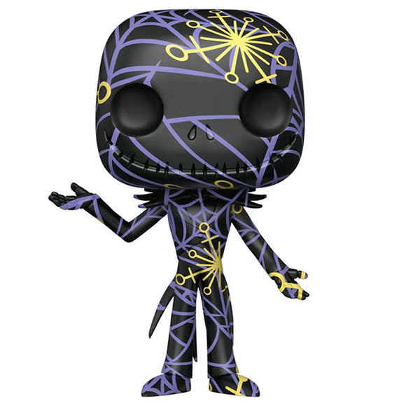 The Nightmare Before Christmas - Jack (Artist Series) Black & Yellow Pop! Vinyl Figure with Protector