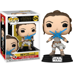 Star Wars - Rey with 2 Lightsabers Pop! Vinyl Figure