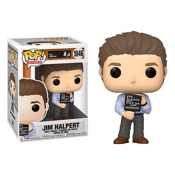 The Office - Jim with Nonsense Sign Pop! Vinyl Figure