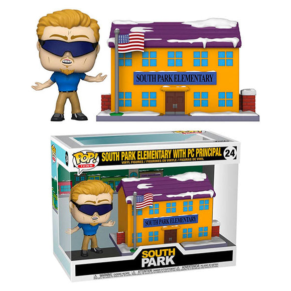 South Park - South Park Elementary with PC Principal Pop! Town Vinyl Figure Set