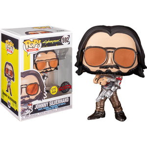 Cyberpunk 2077 - Johnny Silverhand Glow US Exclusive Pop! Vinyl Figure