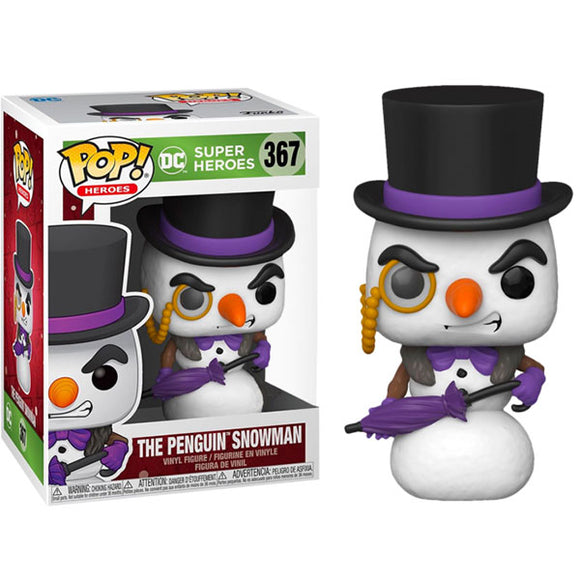 DC Comics - Penguin Snowman Holiday US Exclusive Pop! Vinyl Figure