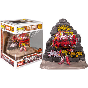 Marvel Street Art Collection - Iron Man US Exclusive Pop! Deluxe Vinyl Figure