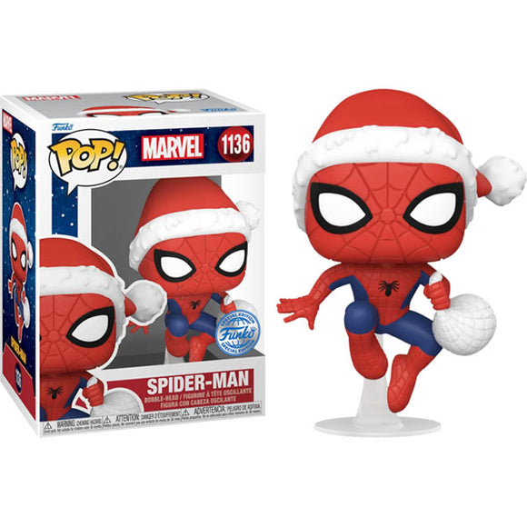 Marvel - Spider-Man in Festive Hat US Exclusive Pop! Vinyl Figure