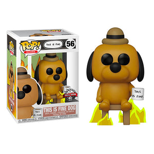 Icons - This Is Fine Dog US Exclusive Pop! Vinyl Figure