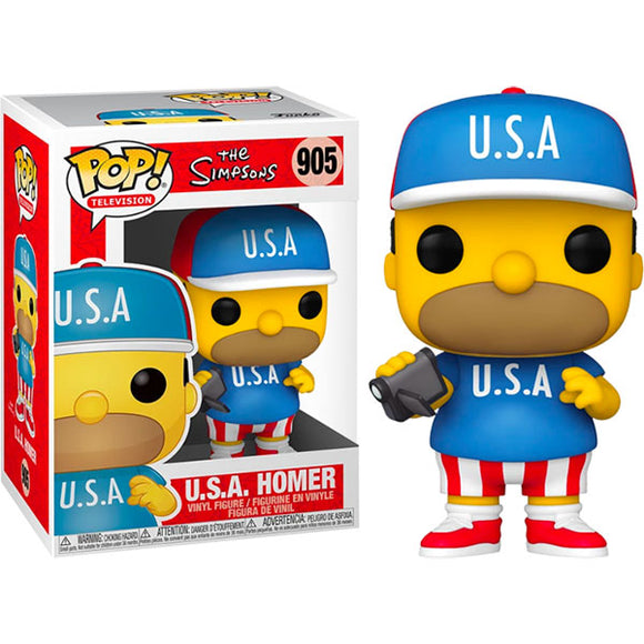 The Simpsons - Homer U.S.A. Pop! Vinyl Figure