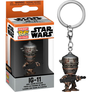 Star Wars: The Mandalorian - IG-11 Pocket Pop! Keychain