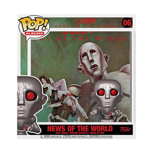 Queen - News of the World Metallic Pop! Album Deluxe Vinyl Figure