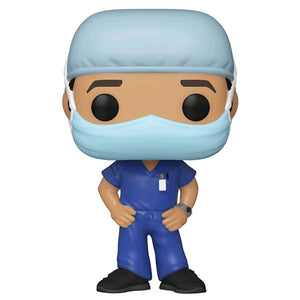 Pop! Heroes - Front Line Worker Male #1 Purple Pop! Vinyl Figure