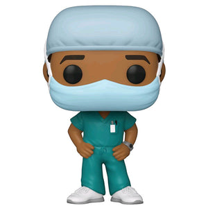 Pop! Heroes - Front Line Worker Male #2 Green Pop! Vinyl Figure