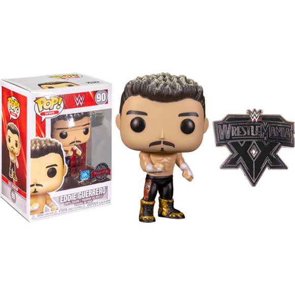 WWE - Eddie Guerrero US Exclusive Pop! Vinyl Figure with Pin